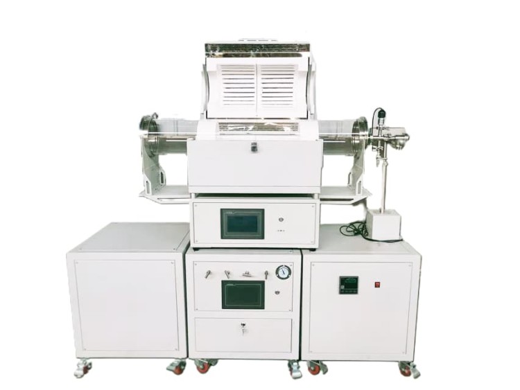 Split CVD furnace with large quartz tube