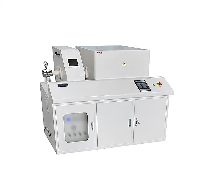 side of tubular furnace